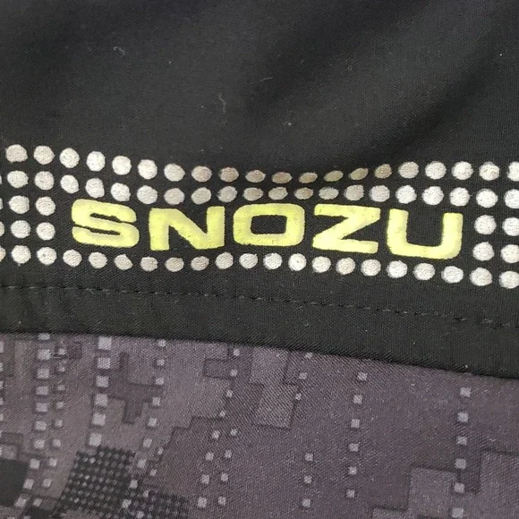 Children's Black and Gray Camo Jacket with Neon Accents - Picture 10 of 10